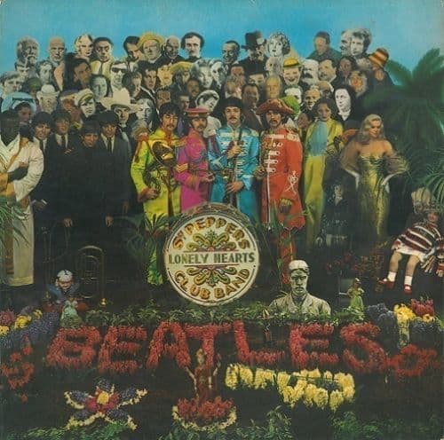 THE BEATLES Sgt. Pepper's Lonely Hearts Club Band Vinyl Record LP Parlophone 1980 Two EMI Box -6/-6