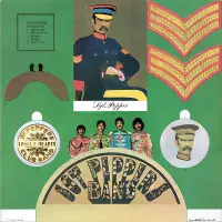 THE BEATLES Sgt. Pepper's Vinyl Record LP Parlophone 1969 UK One EMI Box Rare Transitional Pressing