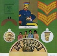THE BEATLES Sgt. Pepper's Vinyl Record LP Parlophone 1969 UK Stereo Rare One EMI Box Pressing -1/-1