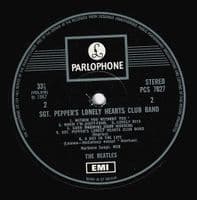 THE BEATLES Sgt. Pepper's Vinyl Record LP Parlophone 1969 UK Stereo Rare One EMI Box Pressing -1/-1