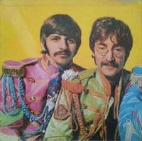 THE BEATLES Sgt. Pepper's Vinyl Record LP Parlophone 1969 UK Stereo Rare One EMI Box Pressing -1/-1