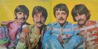 THE BEATLES Sgt. Pepper's Vinyl Record LP Parlophone 1969 UK Stereo Rare One EMI Box Pressing -1/-1