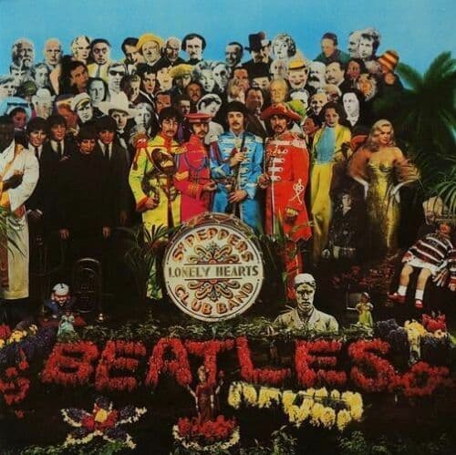 THE BEATLES Sgt. Pepper's Vinyl Record LP Parlophone 1969 UK Stereo Rare One EMI Box Pressing -1/-1