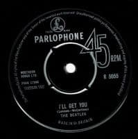 THE BEATLES She Loves You Vinyl Record 7 Inch Parlophone 1963 Large Font 1N Matrix Original 45rpm