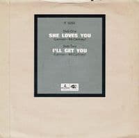 The Beatles She Loves You Vinyl Record 7 Inch Parlophone 1983 45rpm Single Picture Sleeve Reissue