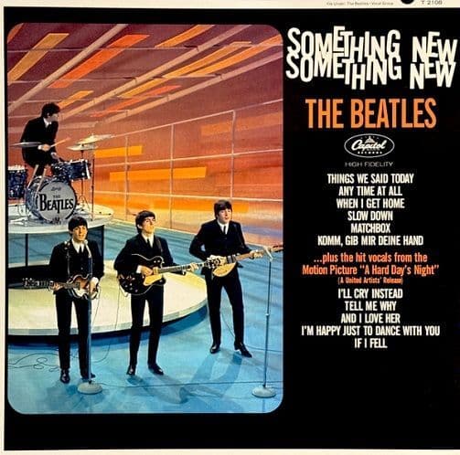 THE BEATLES Something New Vinyl Record LP Capitol 2024 Remastered 180g Album Mono Rainbow Rim Label