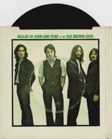 THE BEATLES The Ballad Of John And Yoko Vinyl Record 7 Inch Apple 1976 Green 4-Prong Label R5786 -1U