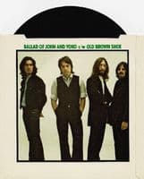 THE BEATLES The Ballad Of John And Yoko Vinyl Record 7 Inch Apple 1976 Green Picture Sleeve R 5786