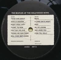 THE BEATLES The Beatles At The Hollywood Bowl Vinyl Record LP Parlophone 1977.......