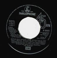 THE BEATLES The Beatles' Movie Medley Vinyl Record 7 Inch Parlophone 1982 45rpm Single Large Centre