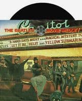 THE BEATLES The Beatles' Movie Medley Vinyl Record 7 Inch Parlophone 1982 45rpm Single Large Centre