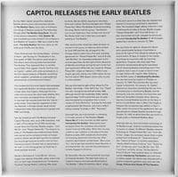 THE BEATLES The Early Beatles Vinyl Record LP Capitol 2024 Mono 180g Heavyweight Remastered Album