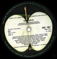 THE BEATLES The White Album Vinyl Record 2 LP Apple 1968 Mono 1st PCM 7067-8 Numbered No. 0502936