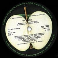 THE BEATLES The White Album Vinyl Record 2 LP Apple 1968 Mono 1st PCM 7067-8 Numbered No. 0502936