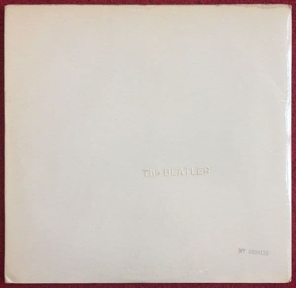 THE BEATLES The White Album Vinyl Record 2 LP Apple 1968 No. 0309138 Stereo 1st Hybrid Top Loader