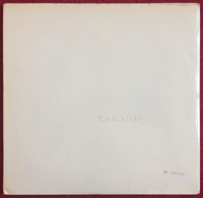 THE BEATLES The White Album Vinyl Record 2 LP Apple 1968 No. 0309138 Stereo 1st Hybrid Top Loader