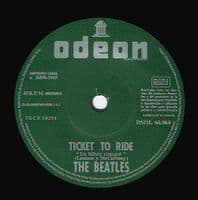 THE BEATLES Ticket To Ride Vinyl Record 7 Inch Odeon 2019 Abbey Road Remastered Single Brand New