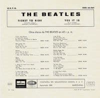 THE BEATLES Ticket To Ride Vinyl Record 7 Inch Odeon 2019 Abbey Road Remastered Single Brand New