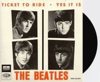 THE BEATLES Ticket To Ride Vinyl Record 7 Inch Odeon 2019 Abbey Road Remastered Single Brand New