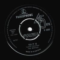 THE BEATLES Ticket To Ride Vinyl Record 7 Inch Parlophone 1965 Original Single UK 1st Press R 5265