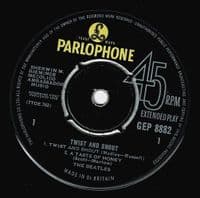 THE BEATLES Twist And Shout EP Vinyl Record 7 Inch Parlophone 1963