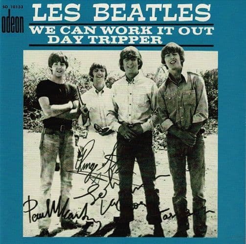 THE BEATLES We Can Work It Out Vinyl Record 7 Inch Odeon 2019