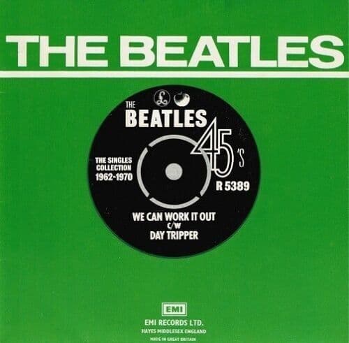THE BEATLES We Can Work It Out Vinyl Record 7 Inch Parlophone 1976