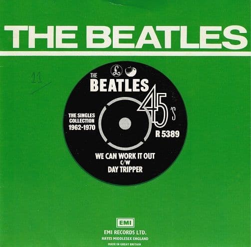 THE BEATLES We Can Work It Out Vinyl Record 7 Inch Parlophone 1976.