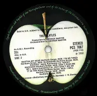 THE BEATLES White Album Vinyl Record 2 LP Apple 1968 Numbered No. 0152314 Top Loader + Spacer Sheet