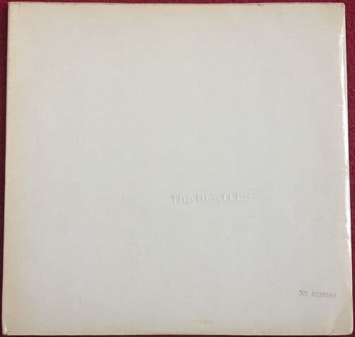 THE BEATLES White Album Vinyl Record LP Apple 1968......