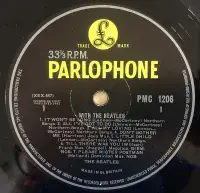 THE BEATLES With The Beatles Vinyl Record LP Parlophone 1963 7N/7N Matrix GHM/RGG