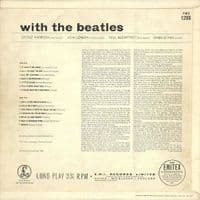 THE BEATLES With The Beatles Vinyl Record LP Parlophone 1963 Mono 1N/1N MKT Tax Code UK Pressing
