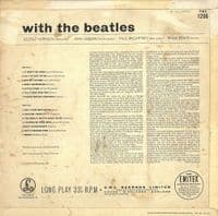 THE BEATLES With The Beatles Vinyl Record LP Parlophone 1963 Original UK Mono 7N MT Garrod Laminated