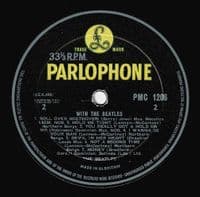 THE BEATLES With The Beatles Vinyl Record LP Parlophone 1963 Original UK Mono Decca Contract Press
