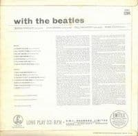 THE BEATLES With The Beatles Vinyl Record LP Parlophone 1963 Original UK Mono Decca Contract Press