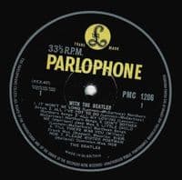 THE BEATLES With The Beatles Vinyl Record LP Parlophone 1963 Original UK Mono Ernest J. Day Sleeve
