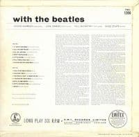 THE BEATLES With The Beatles Vinyl Record LP Parlophone 1963 Original UK Mono Ernest J. Day Sleeve