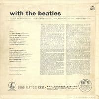 THE BEATLES With The Beatles Vinyl Record LP Parlophone 1963 Original UK Mono Garrod Print Edition