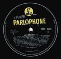 THE BEATLES With The Beatles Vinyl Record LP Parlophone 1963 Original UK Mono Garrod Sleeve MT 7N/7N