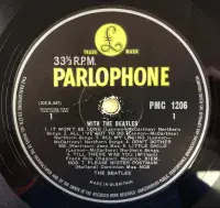 THE BEATLES With The Beatles Vinyl Record LP Parlophone 1963 Original UK Mono Pressing 7N/7N MT Tax