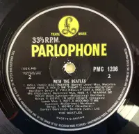 THE BEATLES With The Beatles Vinyl Record LP Parlophone 1963 Original UK Mono Pressing 7N/7N MT Tax