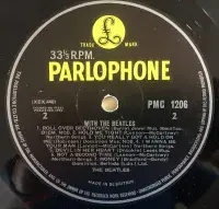 THE BEATLES With The Beatles Vinyl Record LP Parlophone 1963 Original UK Mono Pressing Rare Variant