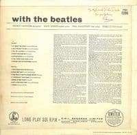 THE BEATLES With The Beatles Vinyl Record LP Parlophone 1963 UK Mono 7N/7N Garrod & Lofthouse Sleeve