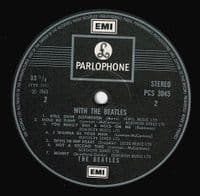 THE BEATLES With The Beatles Vinyl Record LP Parlophone 1973 French Export Pressing PCS 3045 Two EMI