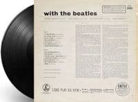 THE BEATLES With The Beatles Vinyl Record LP Parlophone 1973 French Export Pressing PCS 3045 Two EMI