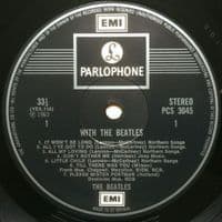 THE BEATLES With The Beatles Vinyl Record LP Parlophone 1973 UK Stereo Press Gramophone Co Rim Text