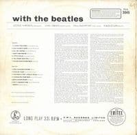 THE BEATLES With The Beatles Vinyl Record LP Parlophone 1973 UK Stereo Press Gramophone Co Rim Text