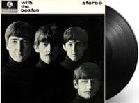 THE BEATLES With The Beatles Vinyl Record LP Parlophone 1973 UK Stereo Press Gramophone Co Rim Text