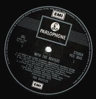 THE BEATLES With The Beatles Vinyl Record LP Parlophone 1984 UK Stereo Pressing Two EMI Box Label