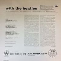 THE BEATLES With The Beatles Vinyl Record LP Parlophone 1984 UK Stereo Pressing Two EMI Box Label